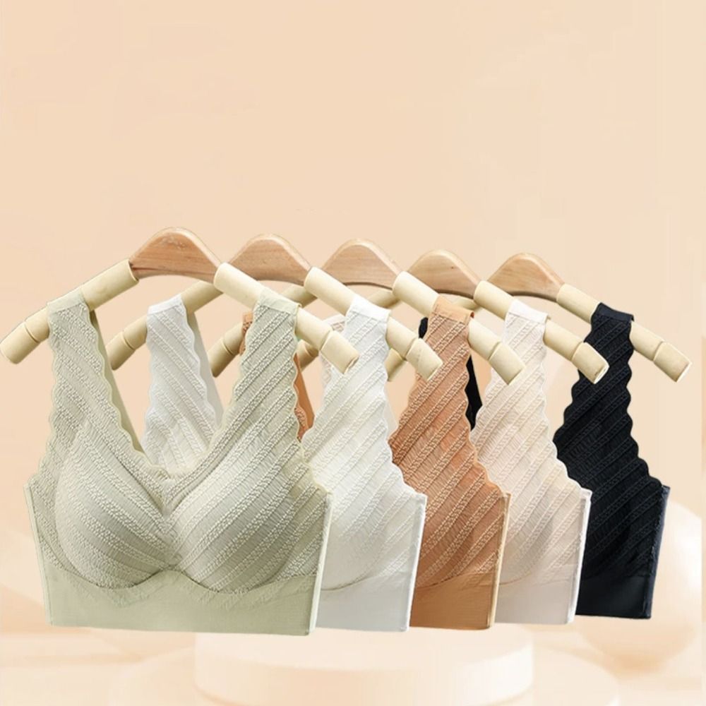 Seamless Bubble Lace Bra Widen - Bralette Triangle Set 评论和价格